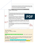 CEFR Informal Writing Test