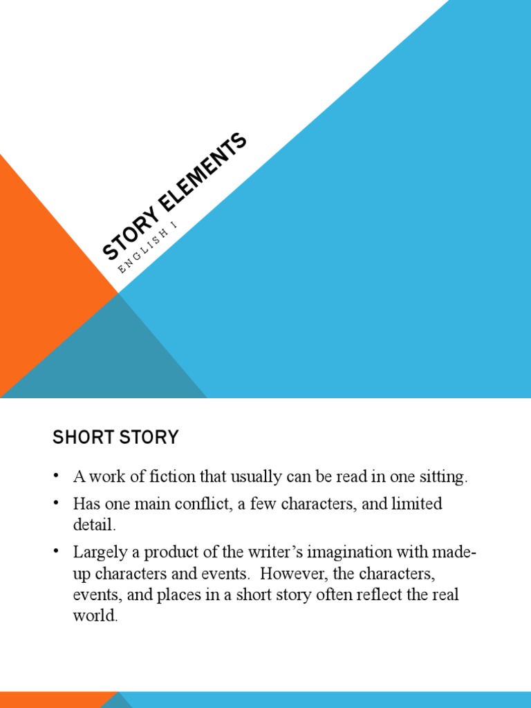 Story Elements Notes | PDF | Narration | Plot (Narrative)