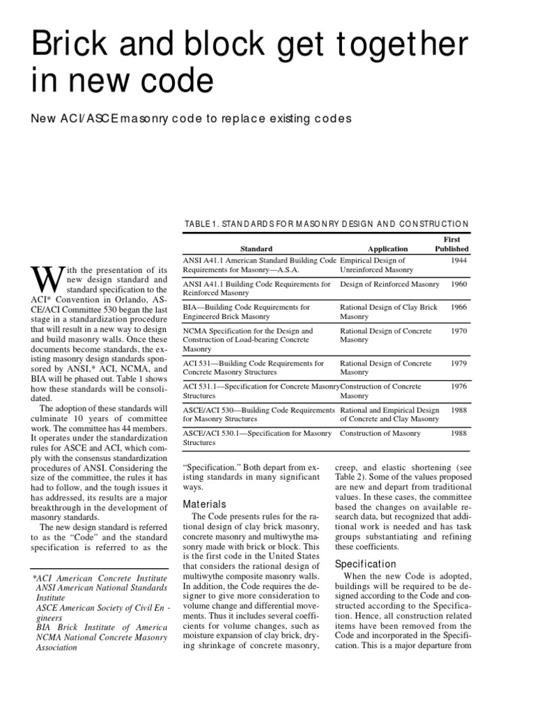 Concrete Construction Article PDF - Brick and Block Get Together in New ...