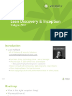 Lean Discovery & Inception: Triagile 2018