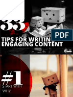 33 Tips For Writing Engaging Content