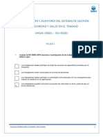 Taller 1 - Implementación y Auditoria SGSST Osha 18001 - Iso 45001