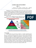 Managerial Skill Development PDF