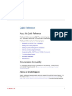 Sqlplus Quick Reference