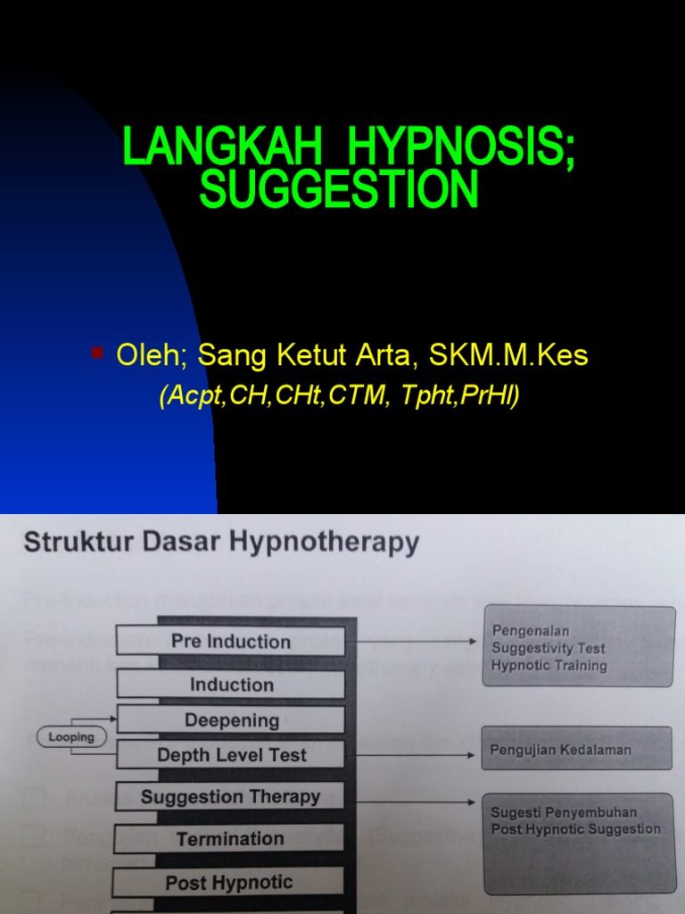 Inti Hipnoterapi: Teknik Suggestion | PDF