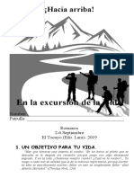 CONVIVENCIA DE NIÑOS Y ADOLESCENTES - Hacia Arriba en La Excursión de La Vida - El Tocuyo - 2-6.septiembre.2019