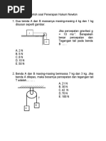 Download Contoh soal Penerapan Hukum Newton by auraqoe SN49009629 doc pdf