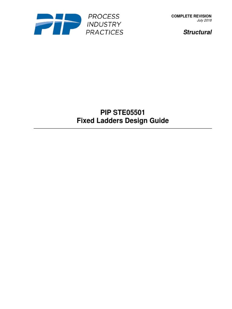 PIP Ladders Design PDF | PDF | Occupational Safety And Health ...
