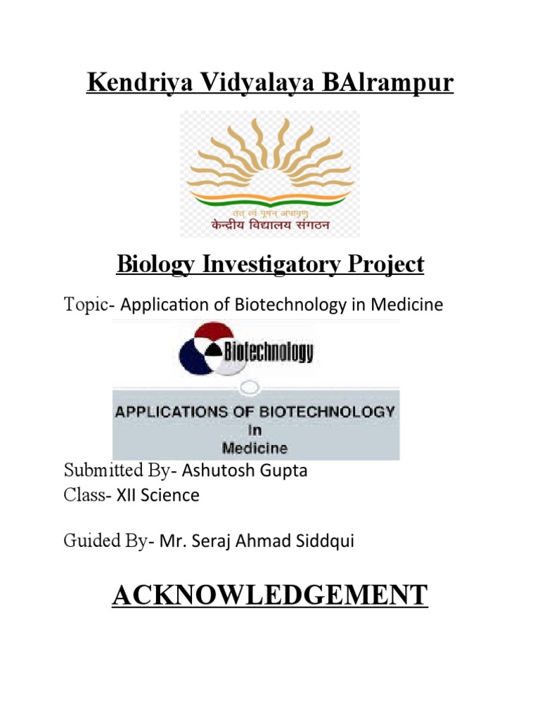 Biotechnology Applications in Medicine | PDF | Gene Therapy | Biotechnology