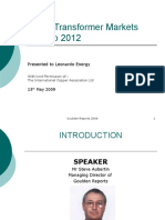 World Transformer Markets 2002 To 2012: Presented To Leonardo Energy
