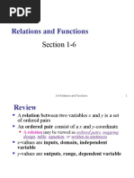 2-1 Relations and Functions