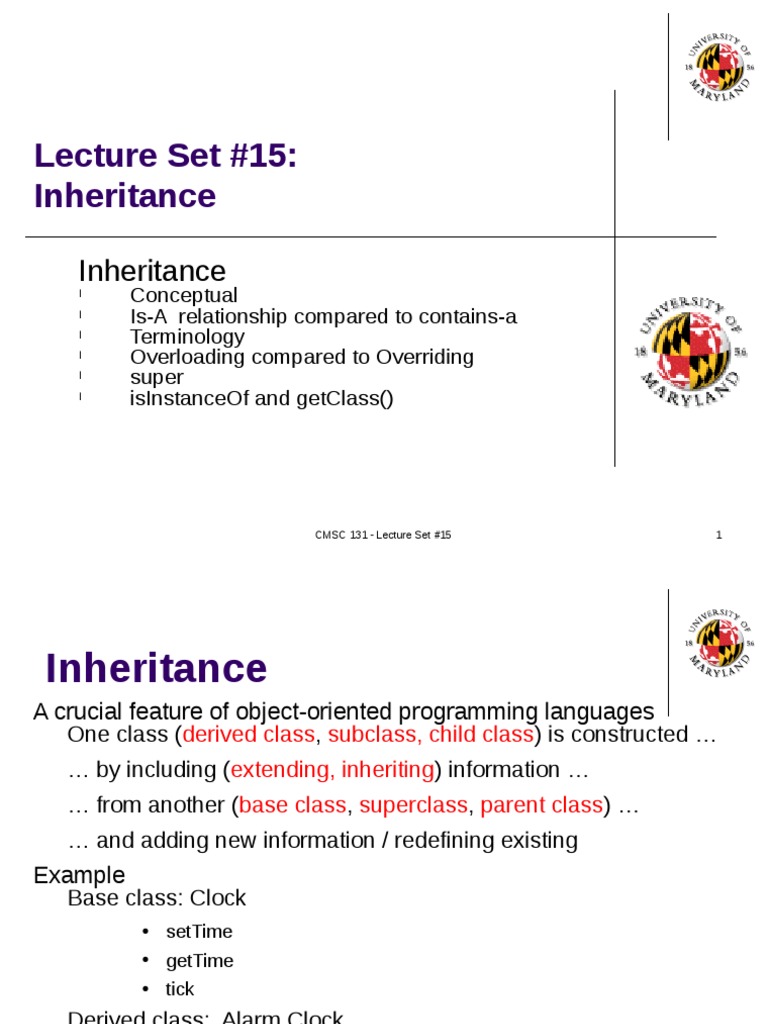 15inheritance PDF | PDF | Inheritance (Object Oriented Programming ...