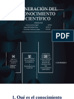 Generacion de Conocimiento Cientifico