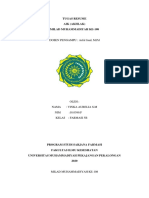 Vinka Aurelia S.M - 18.0399.F - Tugas Aik Resume Milad Muhammadiyah 108 PDF