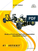 Study of Front and Rear Axle Assemblies Adjustable Chassis: User 'S Guide For MT-TWINGO