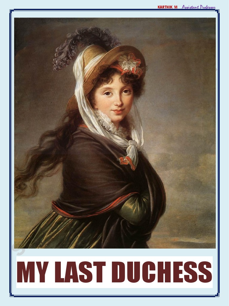 My Last Duchess PDF Robert Browning Poetry