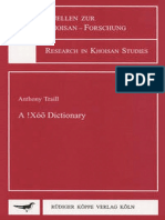 Traill Anthony A Xoo Dictionary PDF