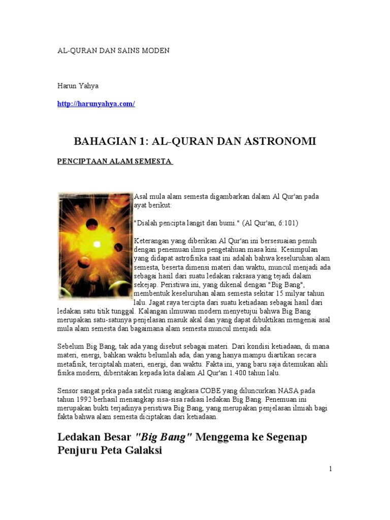 Al Quran Dan Sains Pdf