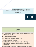 GeM Incident Management Policy BN PDF