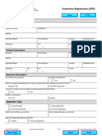 Contractor Registration Form CRF PDF