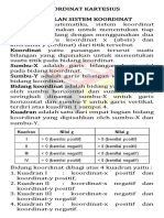 Kelas 8 MGMP Matematika - Koordinat Kartesius 1 (Pertemuan 8)