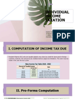 Individual Income Taxation-Computation
