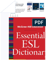 PDF Essential Esl Dictionary 9000 Words For Learners of English DD - PDF