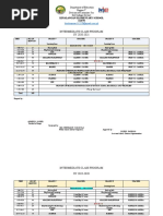 Intermediate Class Program SY 2020-2021: Kinalangan Elementary School 112578