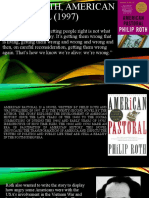 Philip Roth, American Pastoral (1997)