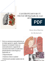 CANCER PULMONAR CU CELULE MICI (In Boabe de Ovaz)
