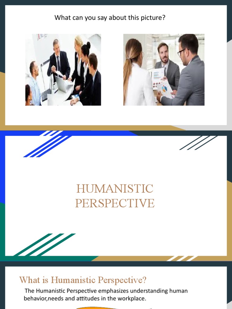 Humanistic Perspective in Management | PDF | Career & Growth