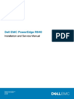 Dell Emc Poweredge R640: Installation and Service Manual