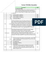 Section-VIII Bill of Qty