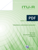 Television Colorimetry Elements: Report ITU-R BT.2380-1