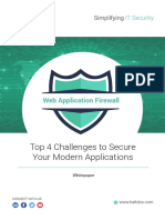 Top 4 Challenges To Secure Your Modern Applications: Web Application Firewall