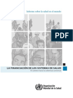 Informe Sobre La Salud en El Mundo 2010