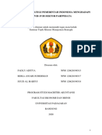 Dampak Dan Strategi Pemerintah Indonesia Menghadapi Covid - 19 Di Sektor Pariwisata