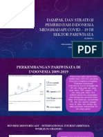 COVID-19 Dampak dan Strategi Pemerintah Indonesia di Pariwisata