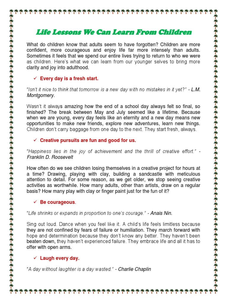 Life Lessons We Can Learn From Children PDF(03)