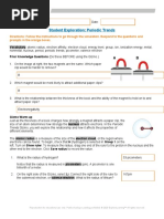 Student Exploration: Periodic Trends