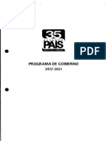 Programa de Gobierno 2017-2021 Ecuador