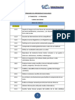 ESTANDARES 1ºprimaria 2ºtrimestre