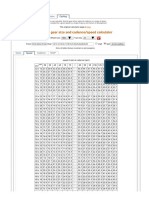 Bicycle Bike Gear Ratio Speed and Cadence Calculator