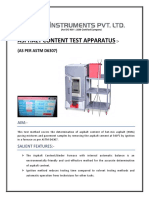 Asphalt Content Test Apparatus:: - (As Per Astm D6307)