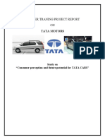 Summer Traning Project Report ON: Tata Motors