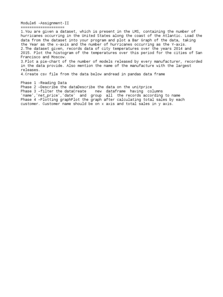 Module6 CaseStudy LL | PDF