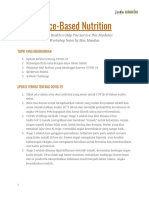 COVID Pandemic Nutrition Talk IDX Handout