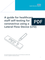 Lateral Flow Self-Swab Instructions