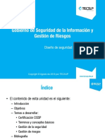 U01 CISSP Gobierno de Seguridad de la Información y Gestión de Riesgos