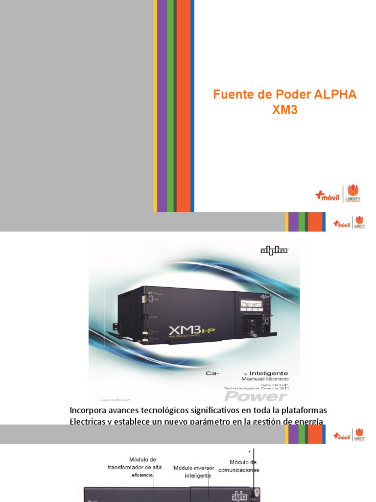 Fuentes ALPHA XM3 PDF